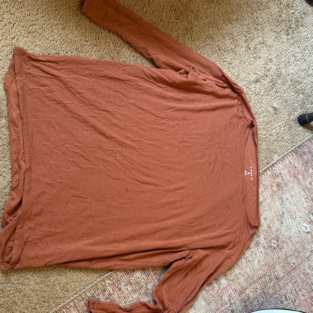 Women's Rust Long Sleeve Top